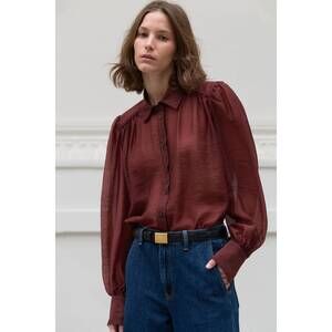 NEW SECULAR florence shirt in rust